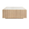 Worlds Away Granger Coffee Table - Cerused Oak