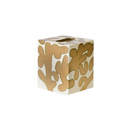 Worlds Away Jane Kleenex Box - Gold