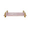 Worlds Away Jarvis Tray - Pink Quartz Tray