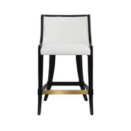 Worlds Away Keaton Counter Stool - Black