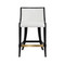 Worlds Away Keaton Counter Stool - Black