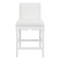 Worlds Away Lanister Counter Stool - White