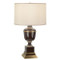 Mary McDonald Annika Table Lamp - Natural Brass - Chocolate Lacquer