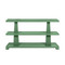 Worlds Away Lowen Console Table - Textured Green Linen