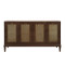 Worlds Away Marcella Buffet - Brown Lacquer