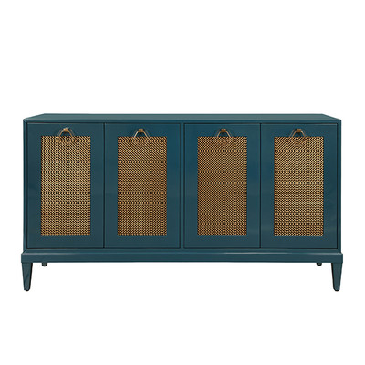 Worlds Away Marcella Buffet - Teal Lacquer
