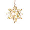 Worlds Away Medium Clear Star Pendant