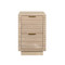 Worlds Away Nayla Side Table - Cerused Oak