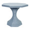 Worlds Away Octavia Side Table - Large - Painted Light Blue