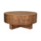 Worlds Away Oslo Coffee Table - Dark Burl Wood