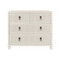 Worlds Away Pascal Chest - Matte Antique White Lacquer