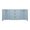 Worlds Away Paulina Buffet - Light Blue Linen
