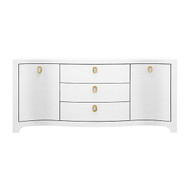 Worlds Away Paulina Buffet - White Linen
