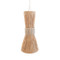 Worlds Away Pax Chandelier - Natural Rafia