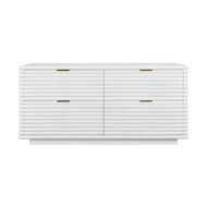 Worlds Away Ranger Chest - White Lacquer
