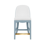 Worlds Away Sadie Counter Stool - Blue