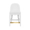 Worlds Away Sadie Counter Stool - White