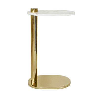 Worlds Away Simeon Cigar Table - Gold