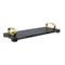 Worlds Away Tadeo Tray - Black Marble Tray