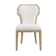 Worlds Away Tally Dining Chair - Cerused Oak