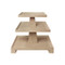 Worlds Away Tatiana Side Table - Cerused Oak