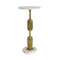 Worlds Away Ventura Cigar Table - Gold