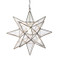 Worlds Away X-Large Clear Star Chandelier - Clear