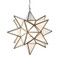 Worlds Away X-Large Frosted Star Chandelier