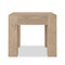 Four Hands Abaso End Table - Whitewash Rustic Wormwood Oak