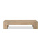 Four Hands Abaso Rectangular Coffee Table - Whitewash Rustic Wormwood Oak