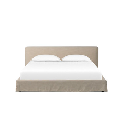 Four Hands Aidan Slipcover Bed - Savoy Parchment - Queen