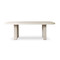 Four Hands Alessandro Outdoor Dining Table - 86" - Quarried Cream Concrete