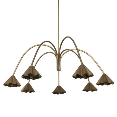 Four Hands Amabella Chandelier - Aged Antique Brass Iron