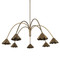 Four Hands Amabella Chandelier - Aged Antique Brass Iron
