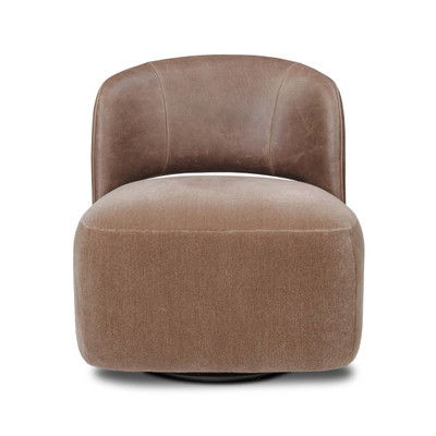 Four Hands Andrina Swivel Chair - Palermo Cigar