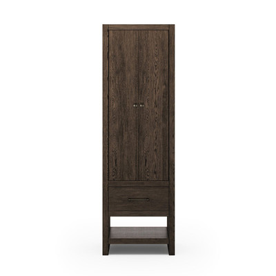 Four Hands Anthem Bath Storage - Satin Espresso Oak