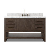 Four Hands Anthem Single Wide Vanity - Satin Espresso Oak