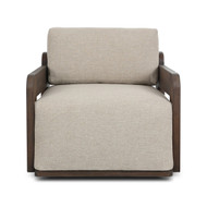 Four Hands Arwen Outdoor Swivel Chair - Alessi Buff