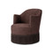 Four Hands Aurora Fringe Swivel Chair - Laughlin Plum