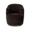 Four Hands Aurora Swivel Chair - Cocoa Shearling