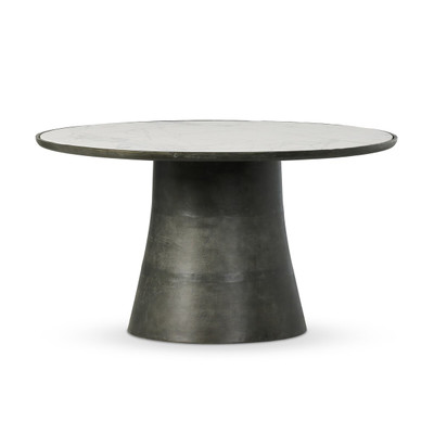 Four Hands Balboa Outdoor Dining Table 55" - Aged Grey