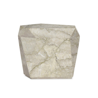 Four Hands Basett End Table - Sage Green Marble