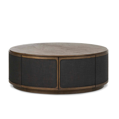 Four Hands Bertie Coffee Table - Black Linen