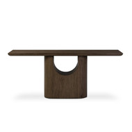 Four Hands Bevie Console Table - Brown Oak Veneer