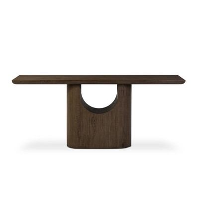 Four Hands Bevie Console Table - Brown Oak Veneer