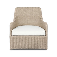 Four Hands Blaire Outdoor Swivel Chair - Vintage White
