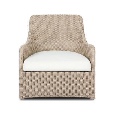 Four Hands Blaire Outdoor Swivel Chair - Vintage White