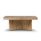 Four Hands Brinton Small Coffee Table - Rustic Oak Veneer