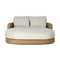 Four Hands Caney Outdoor Double Chaise - Vergo Cream