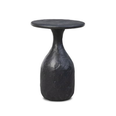 Four Hands Cora Nesting End Table - Short - Obsidian Concrete
